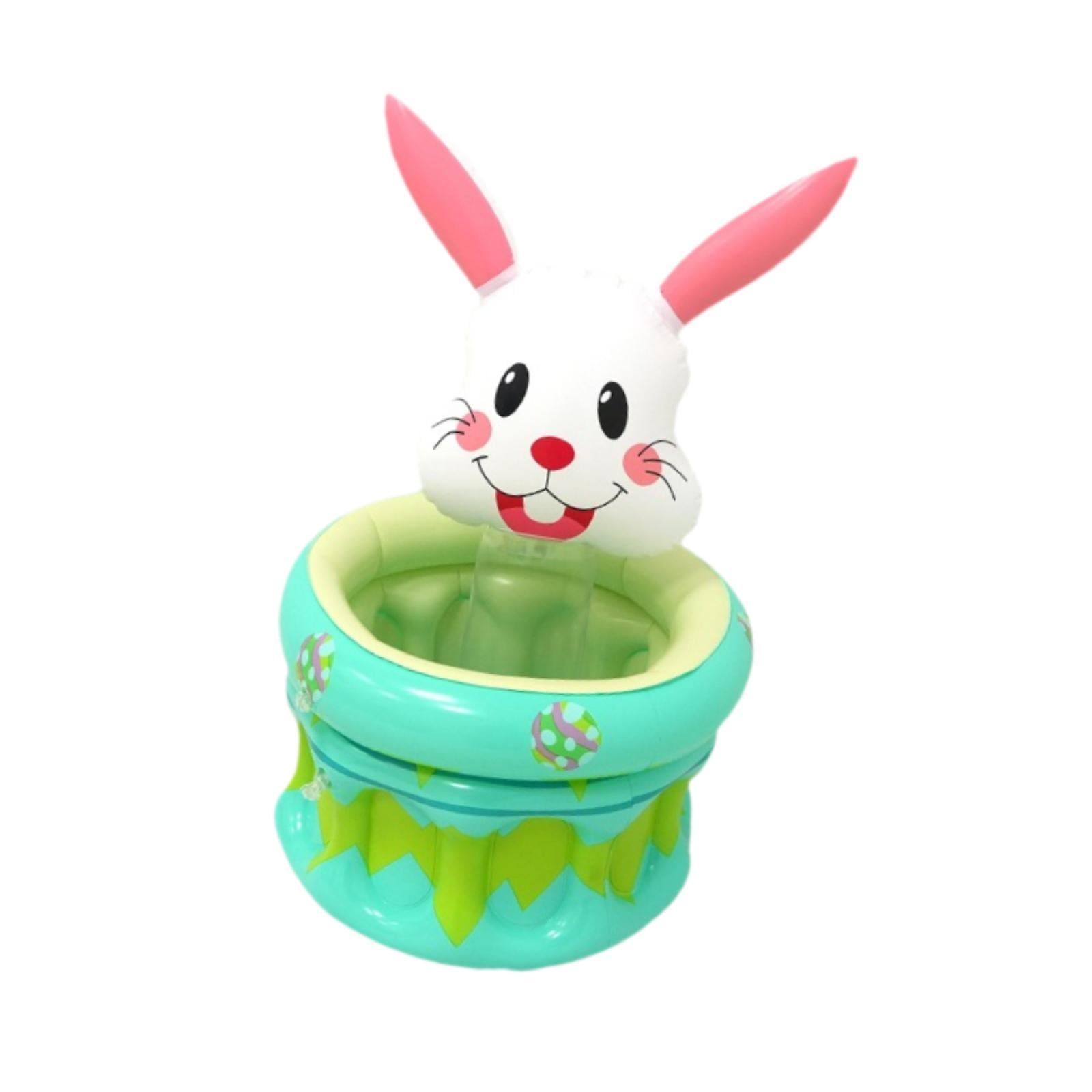 Fiocias Inflatable Pool Party Cooler Cute Portable Drink Cooler Easter Party Decoration