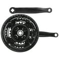 thumbnail image 2 of Bike Crankset, High Carbon Steel Simple To Operate Variable Speed Mountain Bike Crankset, For Riding Mountain Bike Cycling Road Bicycle, 2 of 8