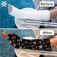 thumbnail image 7 of COEQINE Mushroom Leg Cast Covers Below The Knee Leg Cast Sleeve Cast Protector Cover Fashionable Leg Cast Cover Sock Easy to Clean Cast Socks Cover for Women Men Kids Large, 7 of 7