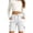 White, variant on Cargo Shorts Girls Elastic Waist Summer Shorts White Shorts Girls, Size 2-15 Years