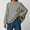 Gray, variant on Women's Oversized Sweaters Cozy Batwing Pullover Fall Winter Trendy Jumper Tops Hot Pink S