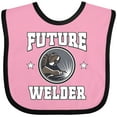 thumbnail image 3 of Inktastic Welding Future Welder Fabricator Boys or Girls Baby Bib, 3 of 4
