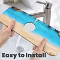 thumbnail image 6 of Kdxio Boards and Beach Pattern Non-Slip Diatom Mud Faucet Drain Pad,Self Absorbent Mat for Kitchen Sink for Variety Kitchen & Bathroom Countertops, 6 of 7