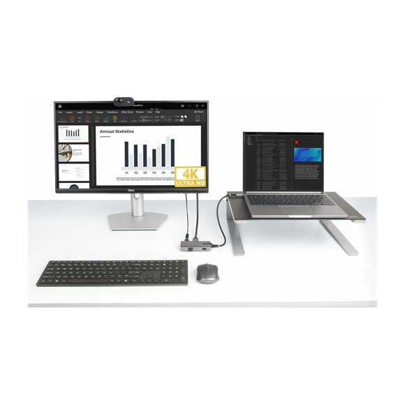 StarTech.com USB-C Multiport Adapter, 4K 60Hz HDMI, HDR, 3-Port USB Hub, 100W Power Delivery Pass-Through, USB Type C Mini Docking Station, Certified Works with Chromebook - Windows, macOS, iPadOS, Android (104B-USBC-MULTIPORT) - Docking station - USB-C / USB4 / Thunderbolt 3 / Thunderbolt 4 - HDMI