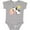 AC-Heather Grey, variant on Fun Farm Animals- Cow, Pig, Chick Boys or Girls Baby Bodysuit