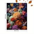 thumbnail image 3 of Vibrant Floral Arrangement Canvas Print, Perfect for Living Room Bedroom Dining Room Kitchen Office Hallway, 3 of 8