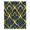 Blue, Pattern 4, variant on ODIKA 4' x 6' Machine Washable Non-Slip Area Rug, geometric geometric High Traffic Rug, Blue, 938003