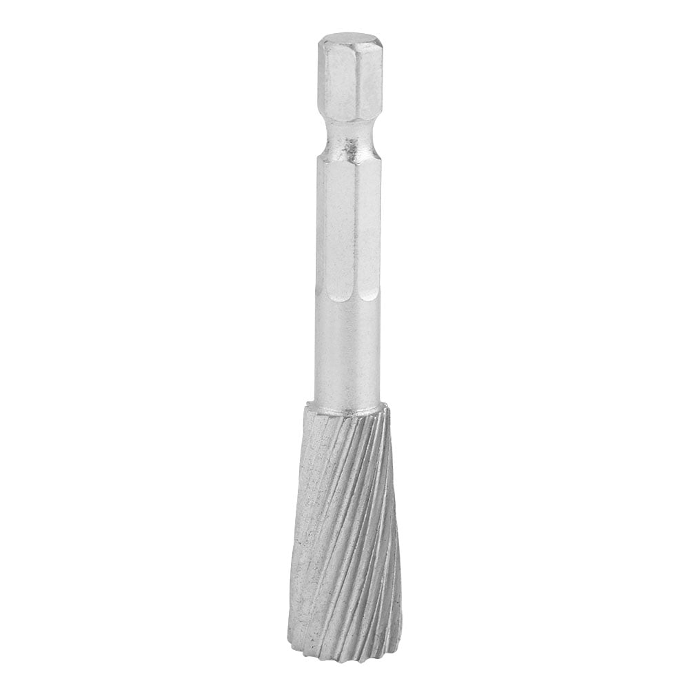 High Speed Steel Rotary Files 5pcs 1//4inch Hex Shank High Speed Steel Burrs Rotary Files Tools for Aluminum and Iron Hardware