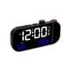thumbnail image 2 of Reloj despertador de proyección, reloj de mesa digital, reloj despertador digital USB, reloj proyector para adolescentes, oficina, sala de estar, , negro perfecl Despertador proyector, 2 of 8