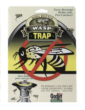 Gadjit Wasp Trap Turns Soda Pop Bottle into Pest Catcher  Made in USA #26135-12 