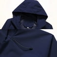 thumbnail image 6 of LEKODE Windbreaker Jackets for Men Dustproof with Hood Loose Lightweight Jacket Hiking Jacket Mountain Shell Jacket Stylish Jacket Lightweight Portable Rain Coat Slim Fit Jackets for Men Blue 5XL, 6 of 7