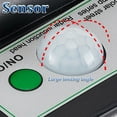 600W LED Street Light Solar Power Pole+Remote Control Waterproof Motion