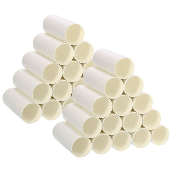 Unique Bargains 1.57x3.9' Craft Cardboard Tubes, 30 Roll Round Empty Paper Tubes for Crafting Artwork DIY, White