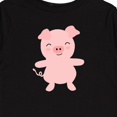 thumbnail image 4 of Inktastic Cute Pig Boys or Girls Long Sleeve Toddler T-Shirt, 4 of 5