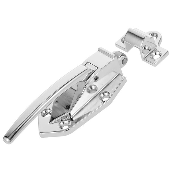 Masteelf 1 Set Zinc Alloy Freezer Door Handle Latch for Walk-In Cooler and Oven Door Closer Complete Latch for  Refrigerators And Freezers