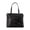 Black, variant on Sierra Leather Tote Bag with Shoulder Strap