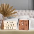 thumbnail image 6 of Jiibva Wood Desk Clock, Non Ticking Silent Clock for Shelf, Table, Mantel Or Bedside, Modern Desk Clock Bedside Clock Home Decorative Small Table Clock, 6 of 7