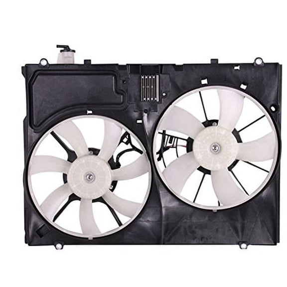 Dual Radiator and Condenser Fan Assembly - Cooling Direct Fit/For TO3115158 07-10 Toyota Sienna 3.5L V6