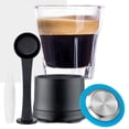 thumbnail image 4 of Lubelski 1 Ensemble Capsule de Café en Acier Inoxydable de Qualité Alimentaire Antirouille Miniature Rechargeable pour Machine Zenius, 4 of 9