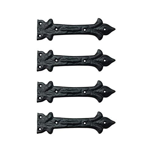 Correa de hierro fundido envejecido Hinge Adonai Hardware Adonijah de 6,5 cm