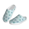 thumbnail image 2 of Lsque Sea Turtle Pattern Womens Comfort Cotton on Scuff With Memory Foam and Anti-skid Sole Slipper-46/47, 2 of 7