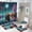 Ship-6, variant on Fantasy Ship Print Shower Curtain Set 4-Set Moonlight Night Scene Magical Bathroom Decor Set U-Mat ,Floor Mat ,Toilet Cover Mat,Shower Curtain with 12 Hooks,72inx72in