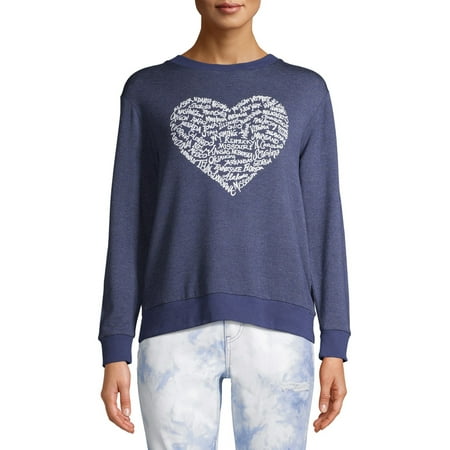 EV1 from Ellen DeGeneres Heart States Crewneck Sweatshirt Women's