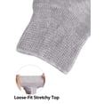 thumbnail image 3 of 3-Pack Low Cut Socks for Diabetics Men Women, Moisture-Wicking Wide Calf Socks, Non-Binding & Extra Wide Top (Light Gray), 3 of 8
