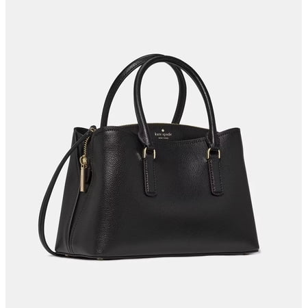 Kate Spade Women's Thompson Street Small Satchel Bag Pebbled Leather Black