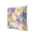 thumbnail image 3 of Dreamy Purple Blue Yellow Flowers Throw Pillow Covers Pillowcases 16 x 16 Inch Home Decor 2 Packs for Bedroom Sofa, 3 of 6