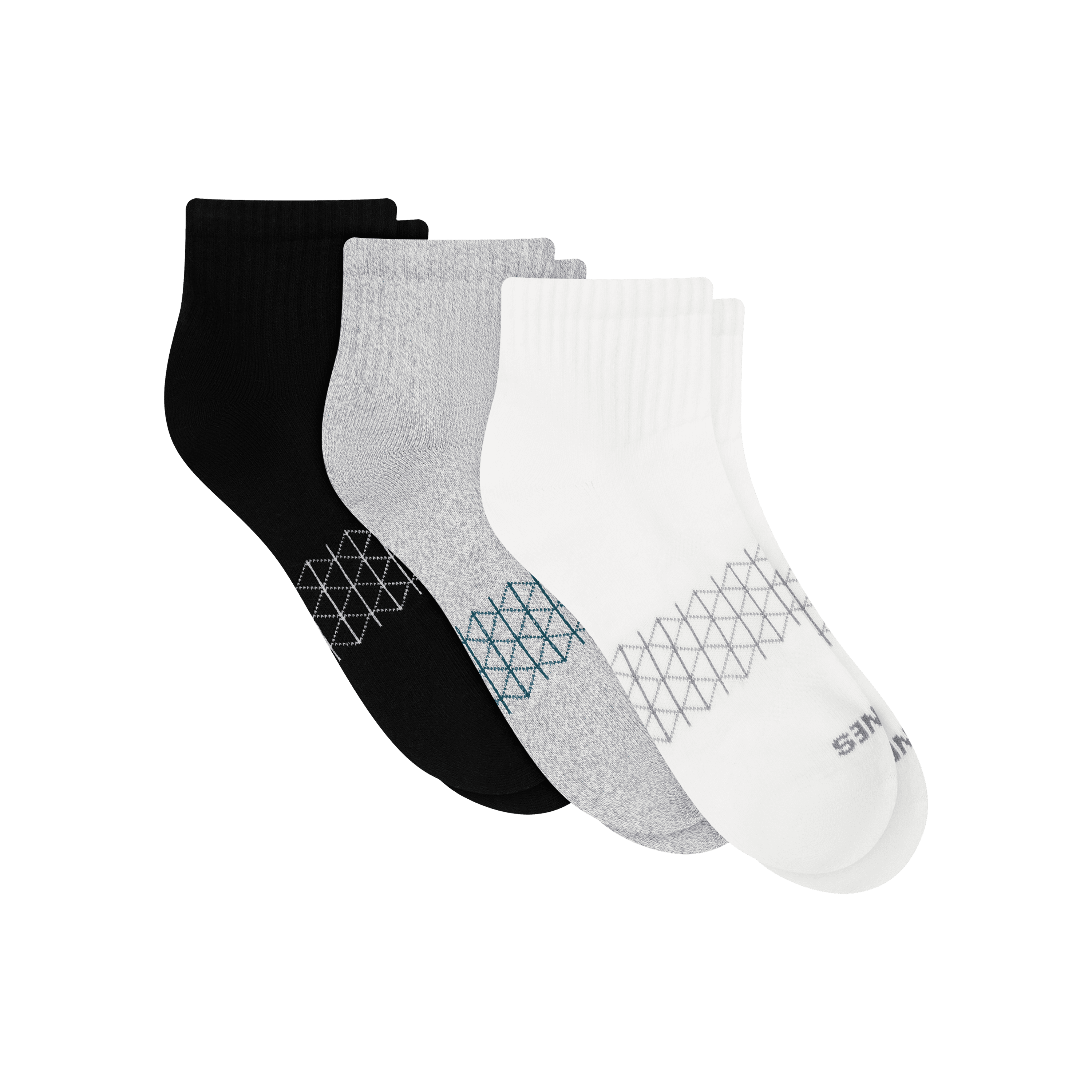 Hanes Mens Absolute Comfort Cushioned Ankle Socks, 3-Pairs