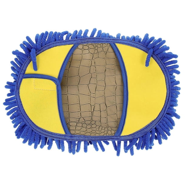 Car Wash Mop Vehicle Auto Cleaning Detailing Mop Car Washing Household Cleaning Blue Chenille Cleaning 1Pcs