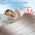 thumbnail image 3 of White Brown Cooling Blanket,Lightweight Breathable Summer Throw Blanket with Double Sided Cold Effect,Modern Gradient Vertical Stripes Geometric Picnic Blankets Bed Sheet for Hot Sleepers 30"x40", 3 of 8