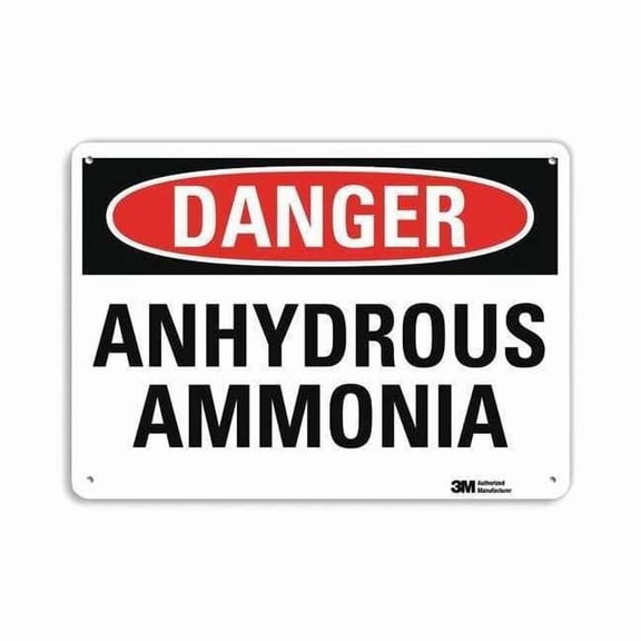 Lyle Danger Sign,10 in x 14 in,Aluminum U3-1103-RA_14X10