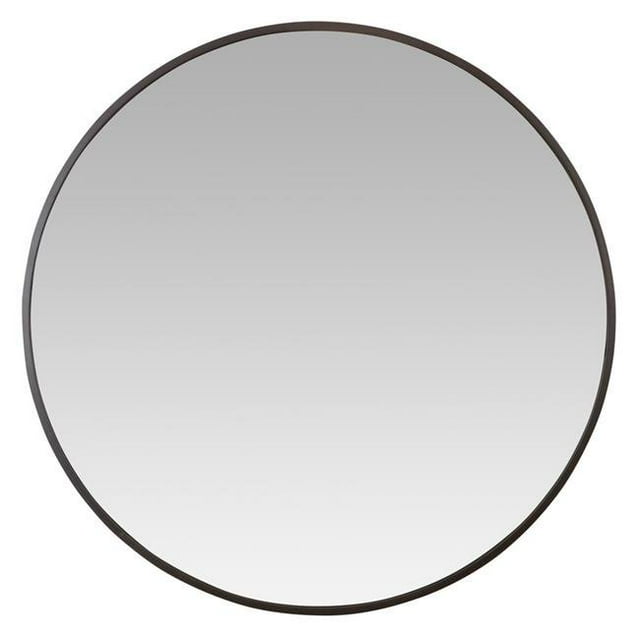 Aspire Home Accents 7549 Bali Moderne Miroir Mural Rond&44; Gris - 40 in.