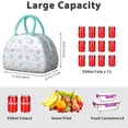 thumbnail image 4 of Insulated Lunch Bag Women, Reusable Cool Seashells and Starfish Tote Lunch Box, Leakproof Cooler Lunch Bags for Work Office Travel Picnic, 4 of 4