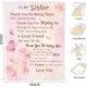 thumbnail image 2 of LHSHID Sister Present Blanket Sister Birthday Present for Sister Beat Sister Present Idea to Sister Happy Birthday Present for Sister Cozy Sister Blanket Flannel Throw Blanket for Sofa Couch, 2 of 6