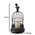 thumbnail image 2 of Candelero decorativo para jaula de pájaros, farol de vela vintage para chimenea de boda, decoración festiva Ormromra CPB-SSW118-3, 2 of 5