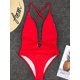 thumbnail image 4 of Trajes de baño de una pieza de vendaje multidireccional de cintura alta con cuello en V profundo sexy para mujer Trajes de baño Zhivalor LRWJ303-10, 4 of 5