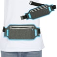 thumbnail image 4 of Elegante bolso ultraligero para deportes al aire libre, cinturón ajustable (azul) Riñonera deportiva impermeable, 4 of 8