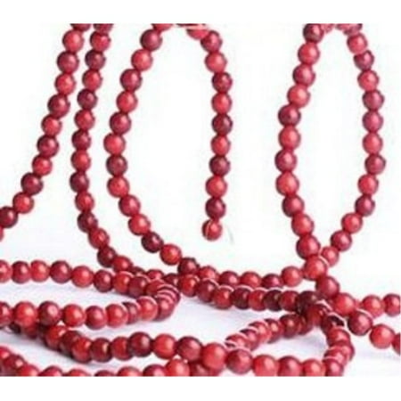 factory direct craft cranberry look burgundy red wood bead garland for christmas tree and holiday - Christmas Beaded Garland Decorations factory direct craft cranberry look burgundy red wood bead garland for christmas tree and holiday - Christmas Beaded Garland Decorations