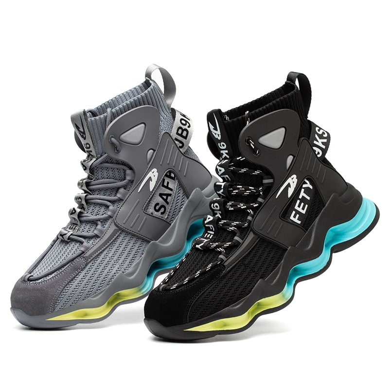 Men's Work Boots Wear Slip Resistant Kevlar Rubber-Plastic