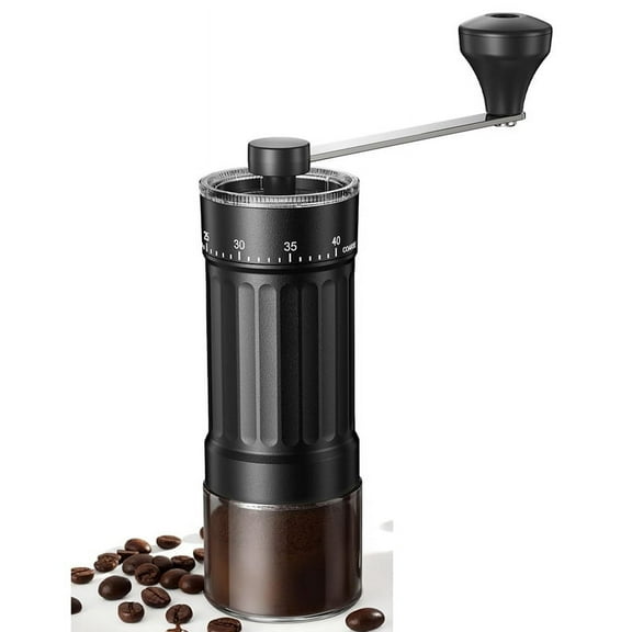 Mini Manual Coffee Grinder with 40 Adjustable Settings,Hand Coffee Bean Mill with 30g Capacity,for Travel,Camping,Office