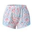 thumbnail image 1 of Durtebeua Women High Waist Running Shorts With Pockets Women Elastic Waist Loose Lounge Shorts With Pockets, 1 of 4