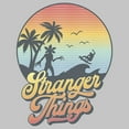 thumbnail image 2 of Netflix Junior's Stranger Things Retro Demogorgon at the Beach Graphic T-Shirt, 2 of 3