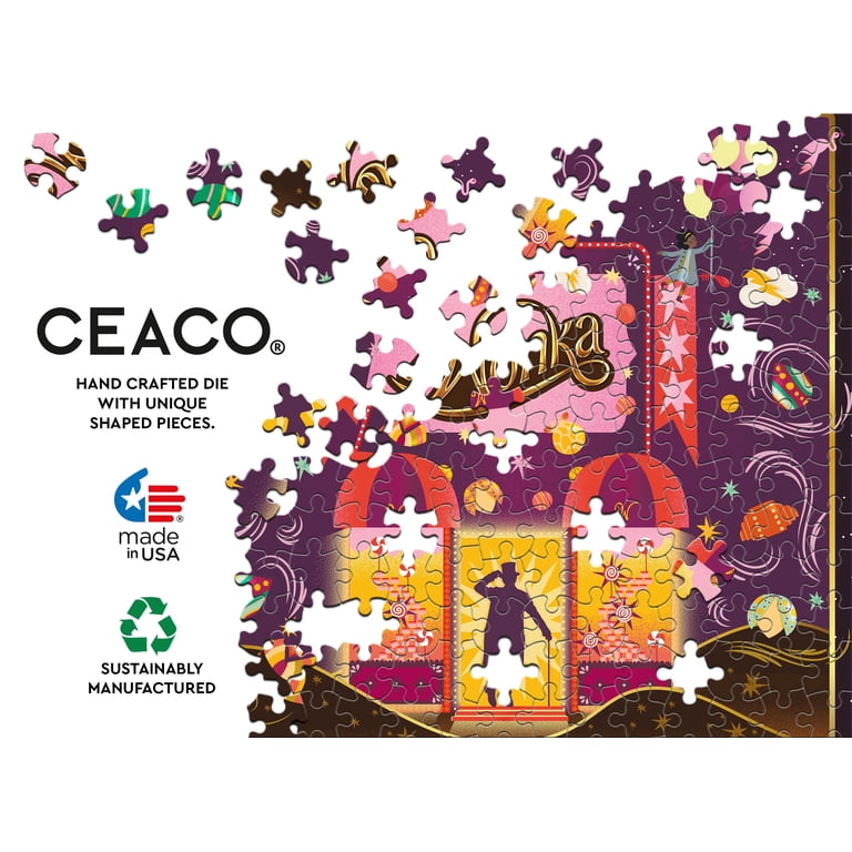 Ceaco 500 Piece Wonka, Chocolate Fantasy Interlocking Jigsaw