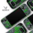 thumbnail image 5 of Design Skinz - Compatible with Steam Deck - Skin Decal Protective Scratch-Resistant Removable Vinyl Wrap Cover - Dark Green and Gray Digital Camouflage, 5 of 5
