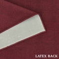 thumbnail image 5 of Custom Size Anti-Slip Machine Washable Loop Pile Burgundy Runner Rugs ( 9' x 26"), 5 of 7