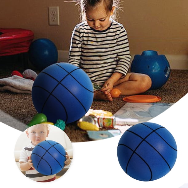 Ballon De Basket Silencieux Pour Intérieur – Drible Silencieux, Rebonds Réguliers, Léger, En PU, Tailles 5 Et 7 – Enfant/adulte