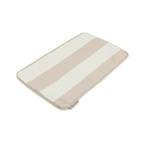 Covermates Pillow Cover - Weather Resistant, Full Side Zipper, LuxeGuard Collection, Sand Stripe